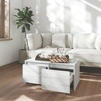 Berkfield Home Modern Coffee Table Grey Sonoma 90x50x41.5 cm Engineered Wood