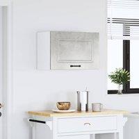 Berkfield Home Kitchen Wall Cabinet Kalmar Concrete Grey Engineered Wood