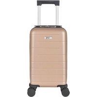Public Dealz Underseat Lightweight 4 Wheeled Cabin Bag in Light Beige