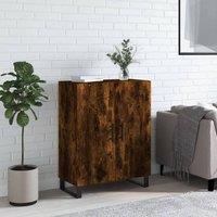 Berkfield Home Sideboard Smoked Oak 69.5x34x90 cm Engineered Wood in Brown