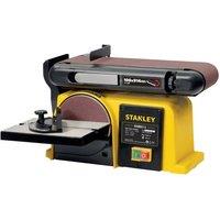 Stanley Machines SXBS914E Belt-Disc Sander 240V 370W - Ideal for Smoothing in Yellow