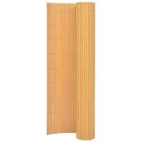 Berkfield Home Double-Sided Garden Fence 110x400 cm Yellow