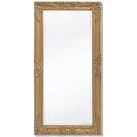 Berkfield Home Wall Mirror Baroque Style 100x50 cm Gold