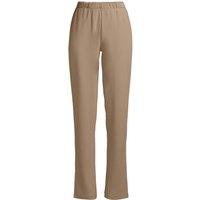 Lands' End Women's Plus Straight Leg Sport Knit Trousers in Camel | Size: 28-30