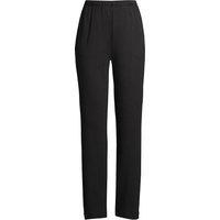 Lands' End Women's Plus Straight Leg Sport Knit Trousers in Black | Size: 3XL