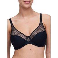 Chantelle Women's Norah Chic Covering Moulded Bra in Black | Size: 42DD