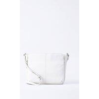 Lakeland Leather Women's 'Ambleside' Leather Cross Body Bag in White