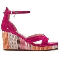 Moda In Pelle Women's 'May' Suede Wedges in Pink | Size: 8