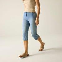 Regatta Women's Bayletta Capri Trousers in Mid Blue | Size: 20