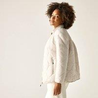 Regatta Women's Carlotte Lightweight Quilted Jacket in Ecru | Size: 14