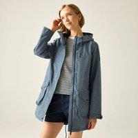 Regatta Women's Norana Hooded Waterproof Jacket in Light Blue | Size: 10