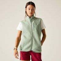 Dare 2b Women's Excursion Borg Fleece Gilet in Pale Green | Size: 10