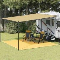 Berkfield Home Tent Carpet 400x400 cm Beige