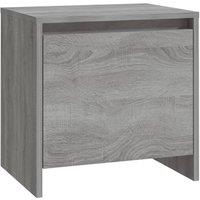 Berkfield Home Bedside Cabinet Grey Sonoma 45x34x44.5 cm Engineered Wood