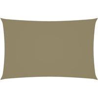 Berkfield Home Sunshade Sail Oxford Fabric Rectangular 2x5 m Beige