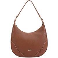 Paul Costelloe Women's Batna Leather Shoulder Bag in Camel