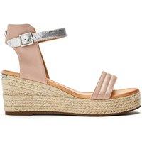 Moda In Pelle Women's 'Kolanthia' Leather Wedges in Off-White | Size: 3