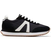 Clarks Women's Calo Run Black Combination Trainers, Lace Up | Size: 3-Standard Fit