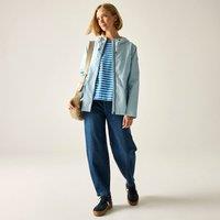 Regatta Women's Bayletta Hooded Waterproof Jacket in Baby Blue | Size: 12