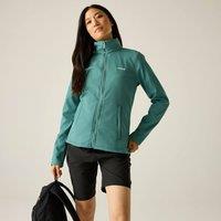 Regatta Women's 'Connie V' Softshell Walking Jacket in Teal | Size: 14