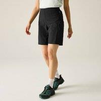 Regatta Women's Pentre Lite Walking Shorts in Jet Black | Size: 18