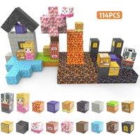 Living and Home Kids Interactive Magnetic Building Blocks Set