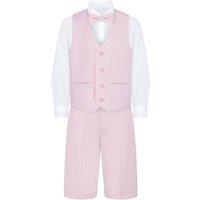 Little Giants Boy's Jake Shorts Suit in Light Pink | Size: 6-9 m