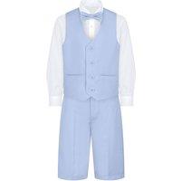 Little Giants Boy's Jake Shorts Suit in Light Blue | Size: 4 Years