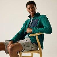 Regatta Men's Frankie Full Zip Fleece in Teal | Size: 3XL