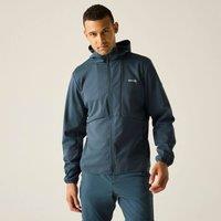 Regatta Men's Tredmoor Water-Resistant Hooded Softshell Jacket in Dark Blue | Size: Small
