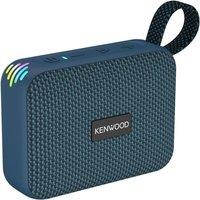 KENWOOD Portable Bluetooth Speaker Blue - AS-60BT-A