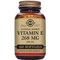 Solgar Natural Source Vitamin E 268mg (400 IU) Vegetable Softgels x 100 in Beige | Size: 100 Caps