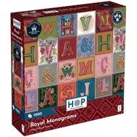 The House Of Puzzles Royal Monograms 1000 Piece Jigsaw Puzzle | Size: 1000 Pieces