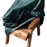 Charles Taylor Deluxe Fitted Chair Cover - L78 x W72 x H102 cm in Green