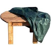 Charles Taylor Deluxe Fitted Coffee Table Cover in Green