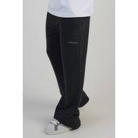 SikSilk Men's Flare Track Pants in Black | Size: Medium