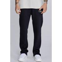 SikSilk Men's Essentials Track Pants in Black | Size: Medium