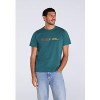 Animal Men's 'Classico' Lightweight Breathable Soft Short Sleeve Cotton T-Shirt in Teal | Size: XL