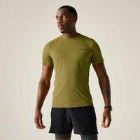 Regatta Men's Mindo Anti-Insect Short Sleeved Mesh T-Shirt in Olive | Size: Medium