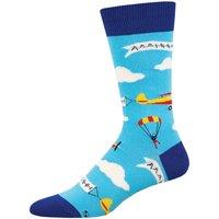 Socksmith Men's 'Skydiver' Parachute Design Socks Quality Cotton Mix Novelty Gift | Size: Standard