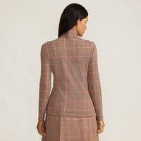 Lands' End Women's Cotton-modal Roll Neck Top in Brown | Size: 10-12