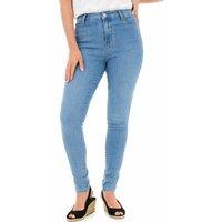 Smart Living Women's Skinny Fit Denim Jeggings with Pockets - Classic Casual Trousers in Pale Blue | Size: 8