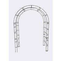 Poppyforge Paris Arch (Including Ground Spikes) - L175 x W53 x H242 cm in Black