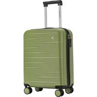 Pierre Cardin Arles Large Checked Suitcase, Expandable Hard Shell - Olive Green