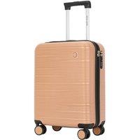 Pierre Cardin Arles Travel Cabin Suitcase, Hard Shell, Spinner Wheels - Mocha in Light Brown