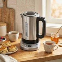 HOMCOM Electric Kettle, 1.7L Fast Boil, 3kW Water Kettle with Strix Thermost in Silver