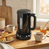 HOMCOM Electric Kettle, 1.7L Fast Boil, 3kW Water Kettle with Strix Thermost in Black