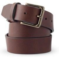 Lands' End Men's Leather Jeans Belt in Brown | Size: 34