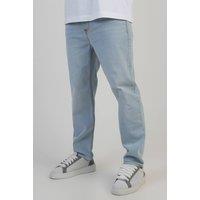 SikSilk Men's Tapered Fit Jeans in Light Blue | Size: 30R