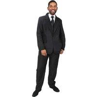 I Love Fancy Dress Men's Black Suit Costume Jacket & Trousers | Size: Medium